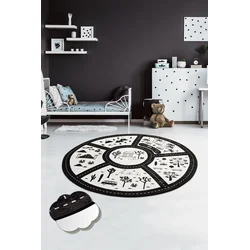 Conceptum Hypnose Tepih Black City, O140cm, Šareni