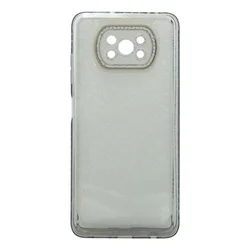 Maska za telefon TRANSPARENT COLOR za Xiaomi Poco X3 siva