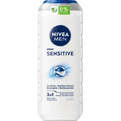 NIVEA MEN Sensitive 3u1 gel za tuširanje sa bambusom 500 ml