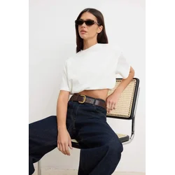 Trendyol Milla Ženska majica TWOSS26TS00282, Bela