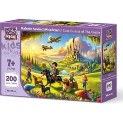ART PUZZLE Sestavljanka Ljubek grad obisk 200 kosov