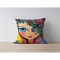 Wallity Jastučnica 43x43cm Šarena