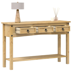 Konzolni stol Corona 114x34,5x73 cm Masivno drvo Bor