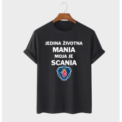 MAFIMI Muška majica Jedina Životna Mania, Crna