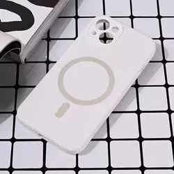 Torbica Magsafe Pure color za iPhone 13 6.1 bela
