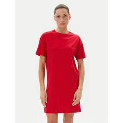 Tommy Hilfiger Nočna srajca UW0UW05767 Rdeča Regular Fit