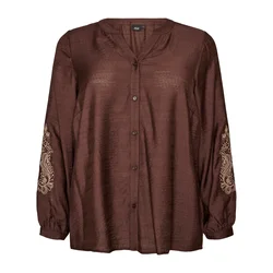 Zizzi Bluza CAJANICE rjava