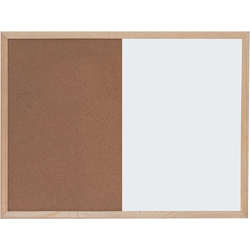 Tabla piši-briši + pluta Optima 60x90 cm