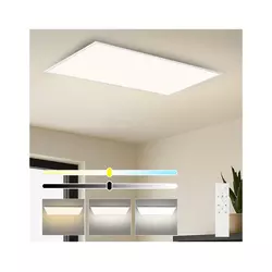 Brilagi - LED prigušiva stropna svetiljka SLIMFRAME LED/80W/230V 120x60 cm bela + daljinski upravljač