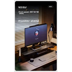 Brateck Postolje za monitor, 80x26 cm, Crno