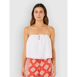 Rip Curl Oasis Broderie Tank Top white