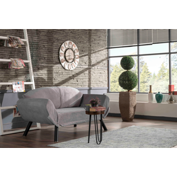 Atelier del Sofa Dvosed na razvlačenje Genzo 177x87x75cm Sivi