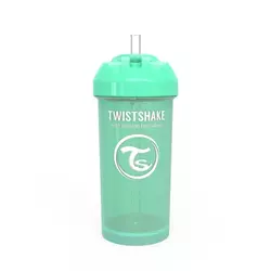 TWISTSHAKE ČAŠA SA SLAMKOM 360ML 12 GREEN