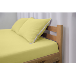 Manjatex Čaršaf sa lastišem, Za dušek od 30cm, 100x200cm, Žuti