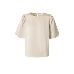 VILA Bluza VIELLETTE greige