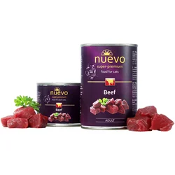 Nuevo Vlažna hrana za mačke Grain Free, 200 g - govedina