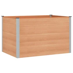 Povišena vrtna gredica Smeđa 150 x 100 x 91 cm