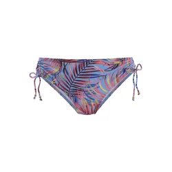 LASCANA Bikini hlačke modra/dimno modra/gorčica/staro roza