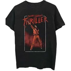 Michael Jackson Unisex majica Thriller White Red Suit M