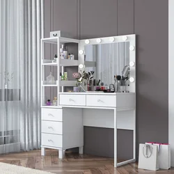 Hanah Home Sto za šminkanje, Beli