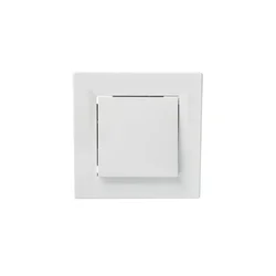 Schneider Asfora enojno dvopolno stikalo, belo, z okvirjem EPH0200121