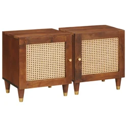 vidaXL Posteljne mize 2 pcs 40 x 33.5 x 46 cm