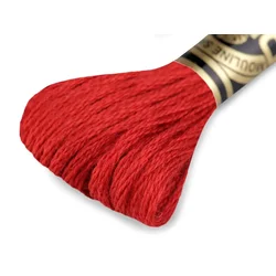 Vezeninska preja DMC Mouliné Spécial Cotton - rosso