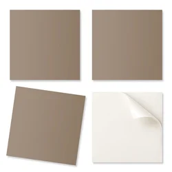 shumee Samolepilne ploščice z grafiko za jedilnico PVC barva rjava 4x50x50 cm