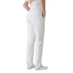 Nina Ženske medicinske pantalone na lastiš, Bele