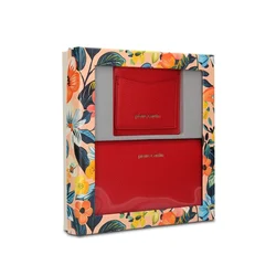 Pierre Cardin Ženski set kožni novčanik i cardholder 8822-475, Crveni
