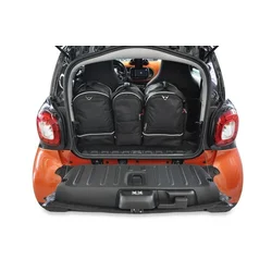 KJUST Komplet 3 kosov potovalnih torb AERO za SMART FORTWO COUPE EV 2020+