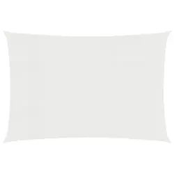 Den Senčno jadro 160 g/m2 belo 2x3 m HDPE
