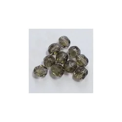 Ćeške perle polirane 4mm siva