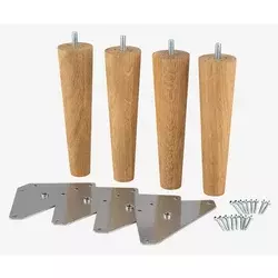 Noge za krevet O5xV19cm HAMNELVA hrast 4kom/p