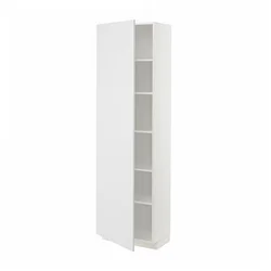 METOD Visoki element s policama, bela/Stensund bela, 60x37x200 cm