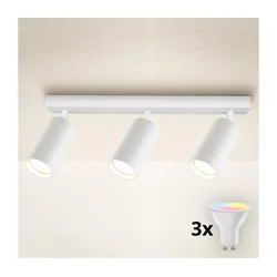 Brilagi - LED RGBW prigušiva spot svetiljka SELE MODERN 3xGU10/6W/230V bela