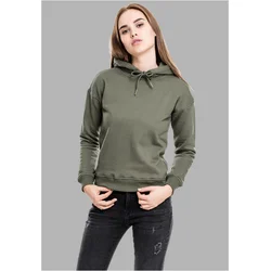 Womens olive hooded