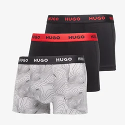 Bokserice Hugo Boss Trunk Triplet Design Black S