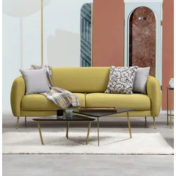 Atelier del Sofa Trosed na razvlačenje Sevilla 98x85x214cm Žuti