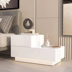 Hanah Home noćni ormarić Kayra, 70 cm, beli
