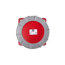 PCE Vtičnica 125A 5P 400V /120x120/ rdeča IP67 POWER TWIST 345-6