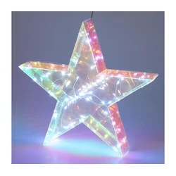 LED božićna dekoracija 50xLED/3xAA 40 cm topla bela zvezda