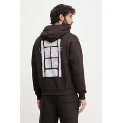 Lacoste pulover s kapuco moški bombažen