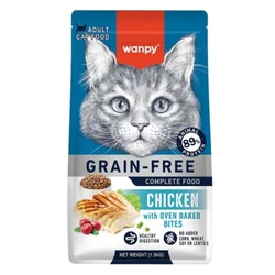 Wanpy Suva hrana za mačke Grain Free, Piletina, 1,5kg