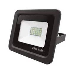LYNCO 630500112 LED Reflektor, 20W, IP66, 6500K, Crni