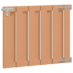vidaXL vidaXL Vrtna vrata 100 x 80 cm WPC in aluminij Rjava, (5000249621)