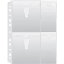 FASCIKL ULOŽNI PP ZA 4 CD  I 4 VIZITKE A4 PK25 DONAU 1715