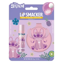 Lip Smacker komplet zložljivega glavnika in balzama za ustnice Stitch pink