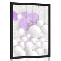 Plakat orhideja na abstraktnem ozadju - 60x90 no frame