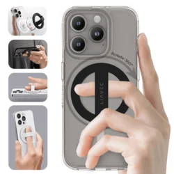 Liavec Ring držač za mobitel Magsafe crni